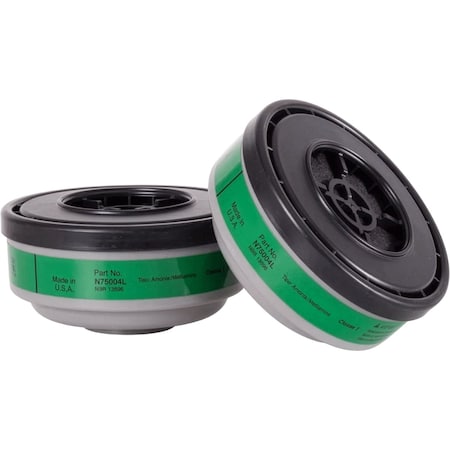 North Ammonia Methylamine Respirator Cartridge N75004L