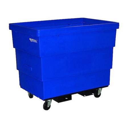 Royal Basket Trucks Cube Truck, Blue, Rubber G13-BLX-RFC-4HNN