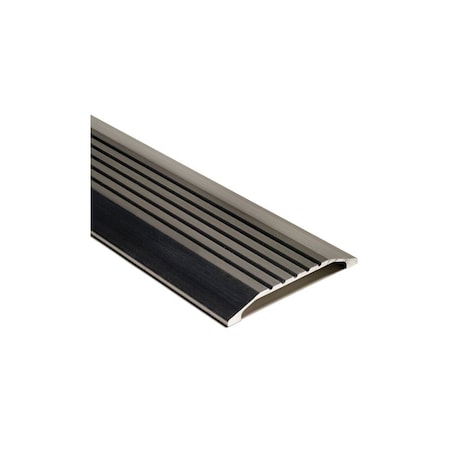 National Guard Products Saddle Threshold, 1/2in H x 4in W x 36in L, Milled Aluminum 424 36IN