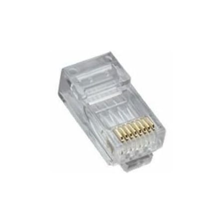 Platinum Tools RJ45 8P8C, CAT5E HP, ROUND-STRANDED. 500/BAG. 106160
