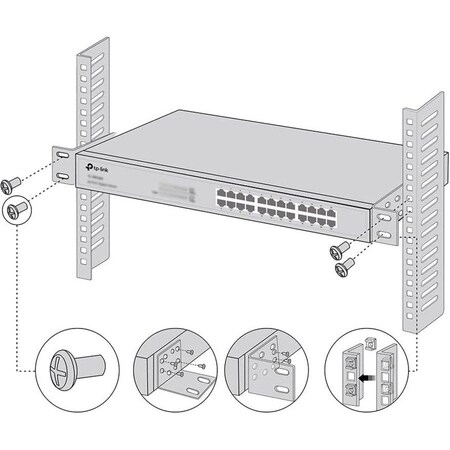 Tp-Link RACK-MOUNTING BRACKET KIT RACKMOUNT KIT-13
