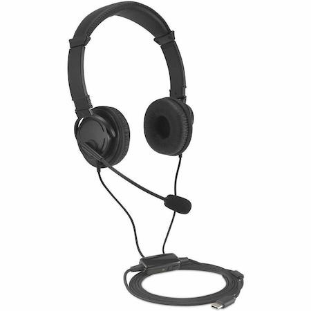 Kensington THE CLASSIC EQ USB-C HEADSET WITH MIC AND VOLUME CONTROL OFFERS EXCEPTIONAL VALU K97464WW