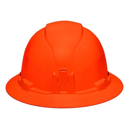 Klein Tools Hard Hat, Full Brim, Fluorescent Orange 60930
