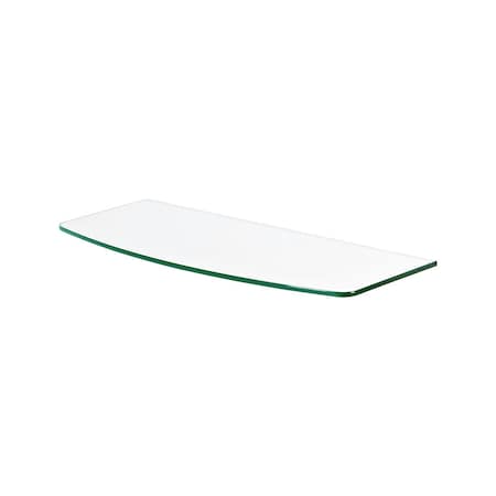Dolle 0.31 in. H X 23.6 in. W X 7.9 in. D Clear Glass Shelf Board 30173