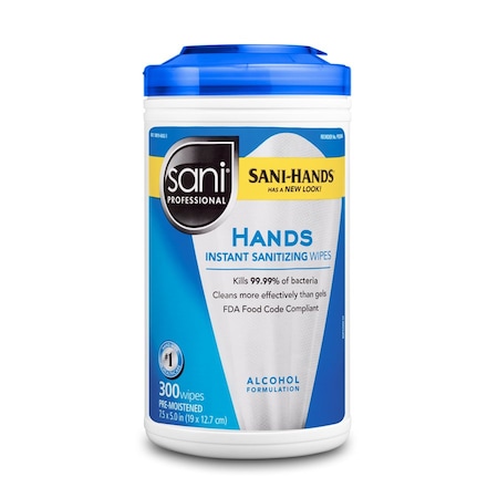 Cascades Pro Hands Instant Sanitizing Wipes XL Canister 15.6 x 10.8 x 10.25 200 Wipes P92084