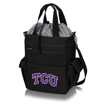 Picnic Time Family Of Brands NCAA TCU Horned Frogs Activo Tote Cooler Bag - Soft Cooler Bag 614-00-175-844-0
