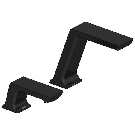 Delta Contrasta lavatory faucet and soap dispenser with Proximity Sensing - Battery operated, 0.35 gpm 821DPA90-BLSD