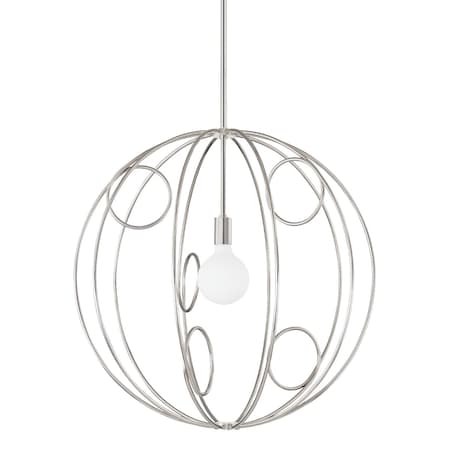 Mitzi Alanis 1 Light Pendant 25 In. Polished Nickel H485701M-PN