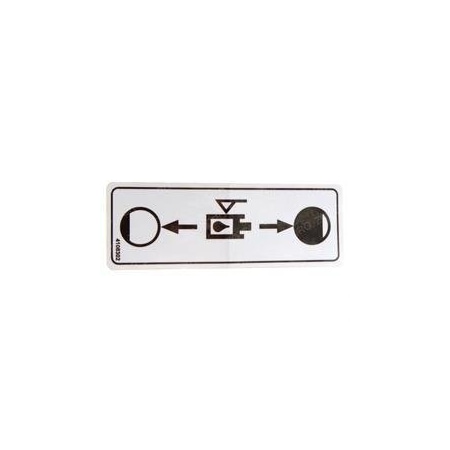 Jlg REPLACEMENT DECAL HYDRAULIC OIL LEVEL 4108302