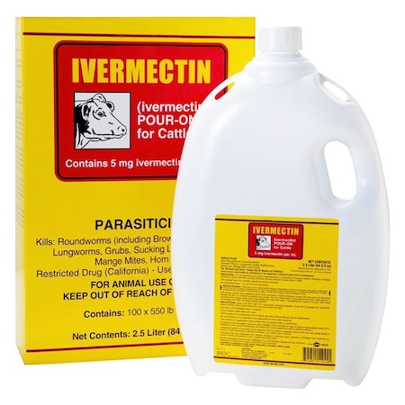 Durvet Ivermectin, Pour-on, 2.5 Liter 055218