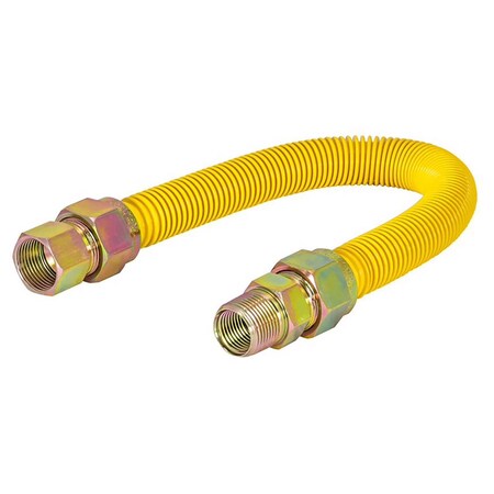 Brasscraft Eastman 3/4 in. FIP in. X 3/4 in. D MIP 24 in. Stainless Steel Installation Kit 40YE57565524K