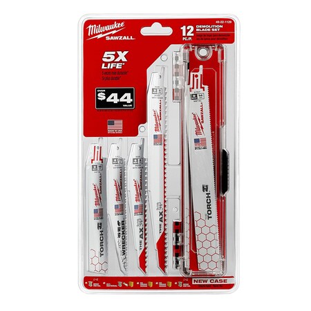 Milwaukee Tool 12 PC Sawzall Blade Set 49-22-1129