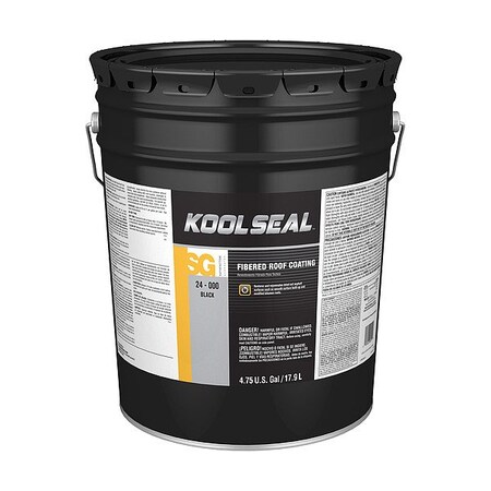 Kool Seal Fibered Roof Coating, Black KS0024000-20