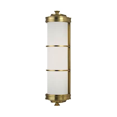 Hudson Valley Lighting Albany 2 Light Wall Sconce 4.75 In. Aged Brass 3832-AGB