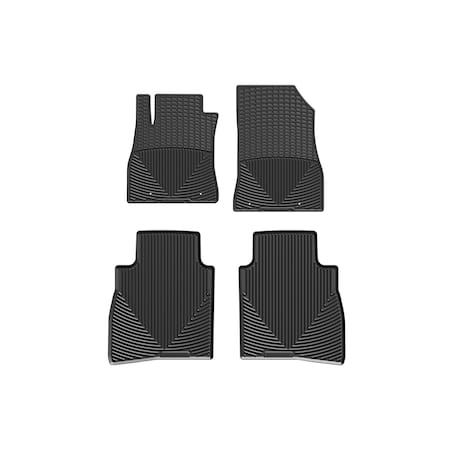 Weathertech Black, Front and Rear All Weather Floor Mats W328-W332
