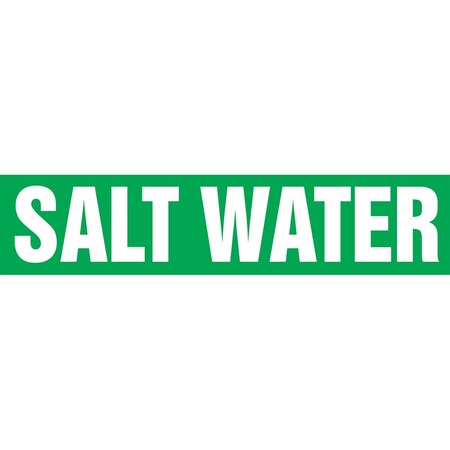 Accuform ASME ANSI PIPE MARKER SALT WATER RPK619STB