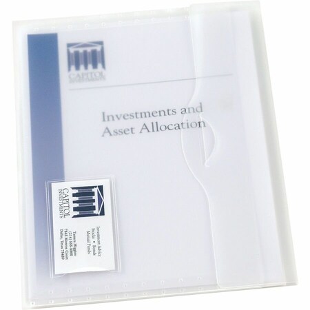 Avery Translucent Document Wallet, Clear Trave 72278