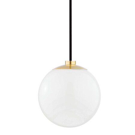 Mitzi Stella 1 Light Pendant 7 In. Aged Brass H105701-AGB