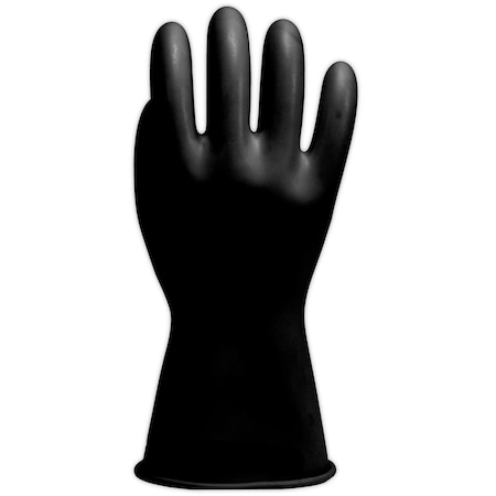Salisbury E011 11 Class 0 Black Rubber Linemen'S Electrical Gloves, 9, PR E011B-9