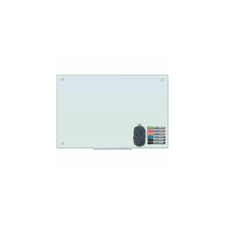 U Brands Magnetic Glass Dry Erase Board Value Pack, 36 x 24, White 3970U00-01