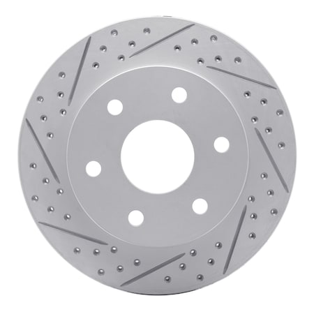 Dynamic Friction Co DFC Geoperformance Rotor - Drilled and Slotted 830-48036L