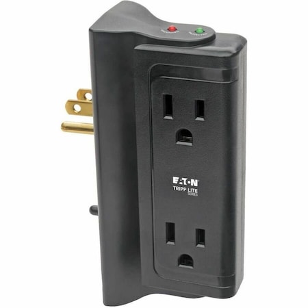 Tripp Lite SURGE PROTECTOR WALLMOUNT DIRECT PLUG IN 120V 4 OUTLET 720 JOULE TLP4BK