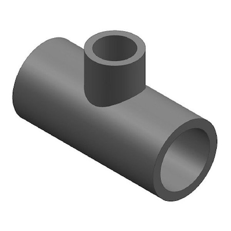 Zoro Select CPVC, Tee, 2 in Socket, 1 1/4 in Socket 9801250FB