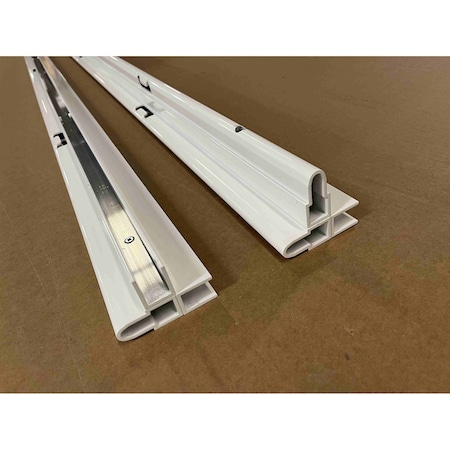 Swiftwall Click Temporary Wall T Intersection Two (2) Piece 10' Kit, White C-T-10-KIT-W