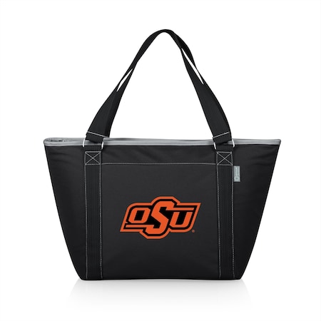 Picnic Time Family Of Brands NCAA Oklahoma State Cowboys Topanga Tote Cooler Bag - Soft Cooler Bag - Picnic Cooler, Black 619-00-175-464-0