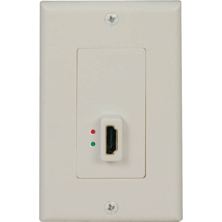 Tripp Lite HDMI Wallplate, Active Signal Booster, F/F P166-001-A