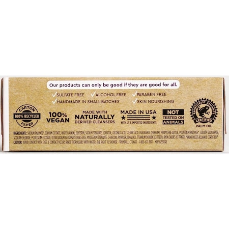 The Right To Shower Dignity White Charcoal and Cotton Blossom Bar Soap, 7 Ounce, 36PK 67499682