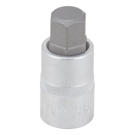 Vulcan Hex Bit Socket, Chrome, 16 mm, 1/2 in Drive, 2-1/2 in OAL 3506012013
