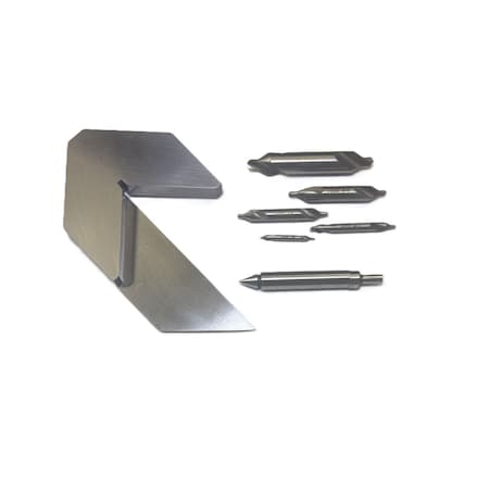 Hhip 3 Piece Machinist Set Center Square, Drill Set, Edge & Center Finder 9999-0060