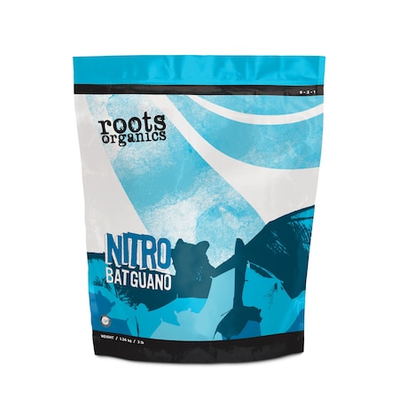 Roots Organics Nitro Bat Guano Organic Powder Plant Food 3 lb RONB3