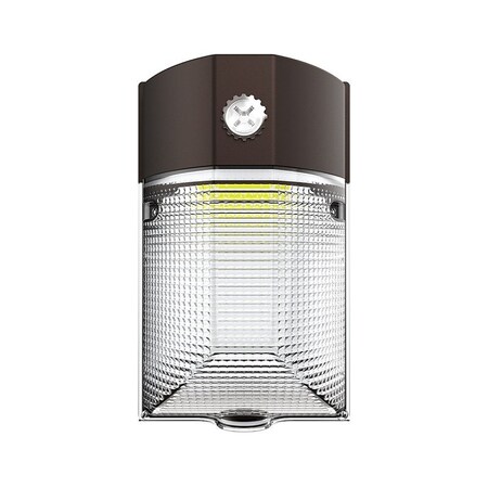 Halo MWP Series Mini Wall Pack, 120 to 277 V, LED Lamp, 3772 to 4198 Lumens, 3000, 5000 K Color Temp MWP40FSUNVDBZ