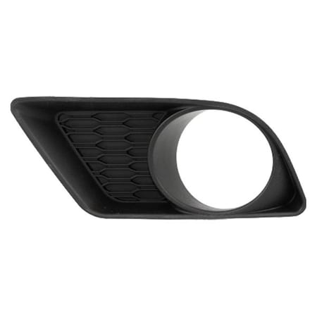 Geared2Golf Left Hand Fog Lamp Bezel with Hole for 2011-2014 Charger R-T-Se-Sxt, Matte Black GE1600172