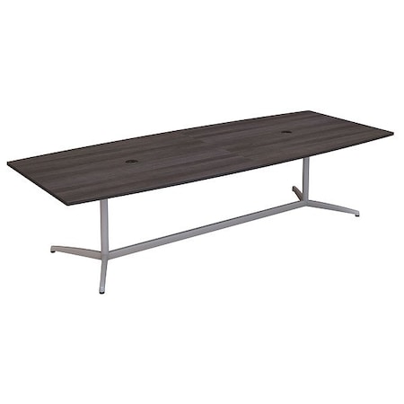 Bush Business Furniture Conference Table, Ash Gray, Laminate/Wood 99TBM120SGSVK