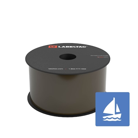 Labeltac Marine Supply 2.5in x 150ft LT4/Pro X, Brown LT2510MN