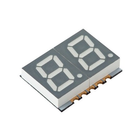 American Opto 0.56in. Dual Digit Display, Color: Blue, Wavelength or CIE: 470, Intensity: 30 SMC562LB G/W