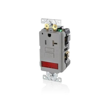 Leviton GFCI Single Receptacle Outlet GFPL2-PLG