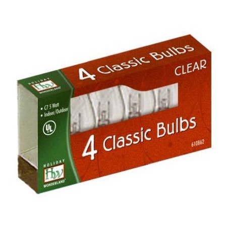Bsc Preferred C7 CLR Bulb, 4PK 1074C-88