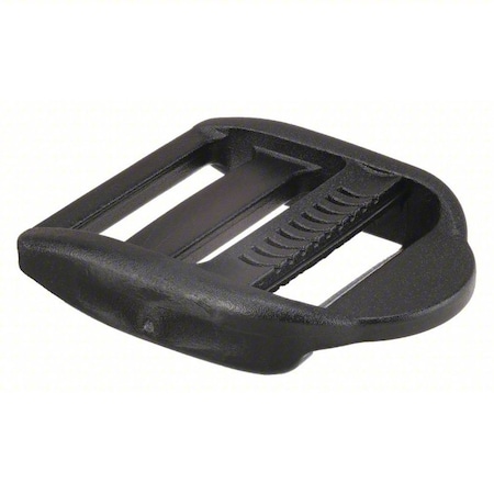 Bulk-Strap Slide Bar Buckle, 1" W, Black, PK25 SB1