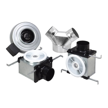 Fantech Premium Dual Grilles 270 CFM Ceiling Bathroom Exhaust Fan with Dimmable 7W LED Light, Energy Star PB270L7-2