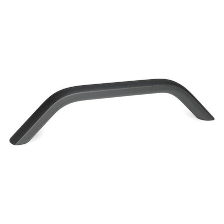J.W. Winco Pull Handle, Black, Aluminum, 21 7/16 in L 428-AL-36-600-A-SW