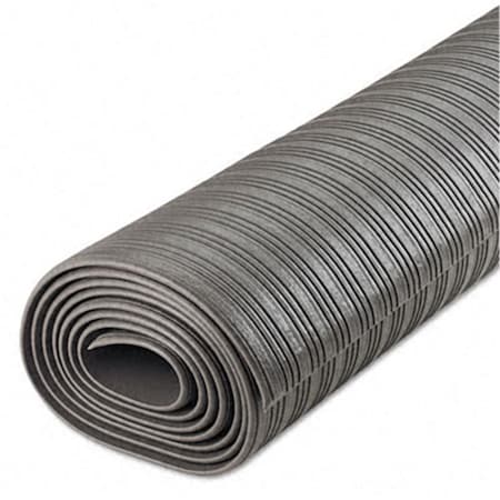 Crown Ribbed Antifatigue Mat- Vinyl- 36 x 120- Gray FL3610GY