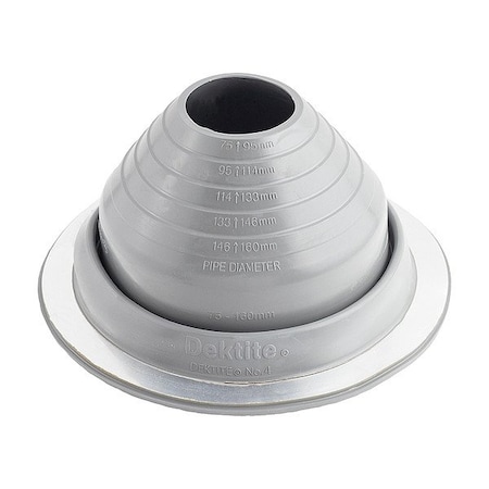 Dektite Flashing, Round, Aluminum 4011910