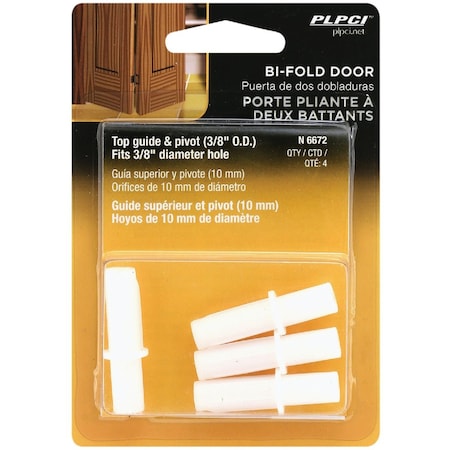 Prime-Line Bifold Door Top Mount Nylon Pivot, 4 Count N 6672