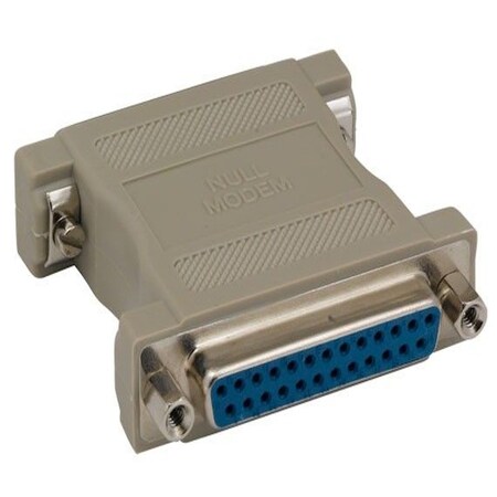 Sanoxy 2 PACK  DB25 Female to DB25 Female Null Modem Adapter SNX-CBL-LDR-DB203-0400
