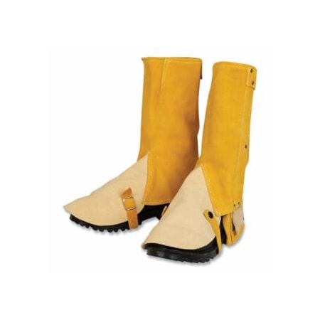 Tillman Side Split Cowhide Shoe Spats, 528, Premium, Mid-Calf 15 in H, Adjustable 724-0528
