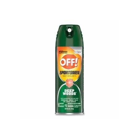 Off Deep Woods Sportsmen, Aerosol Insect Repellent, 6 oz, Aerosol Can, 12 EA/CA, 12PK 889-334684